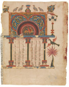 Gospel with Two Eusebian Canon Tables